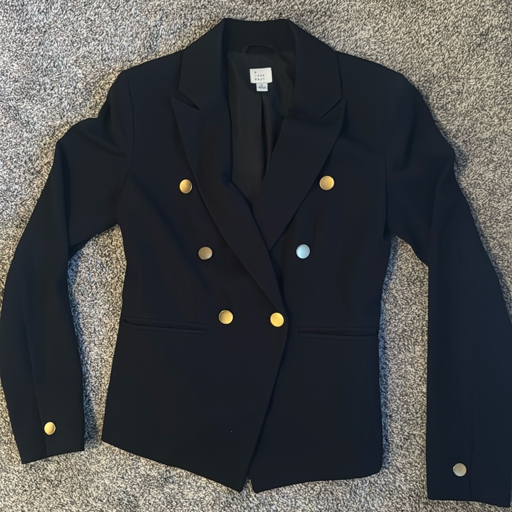 Black cross jacket